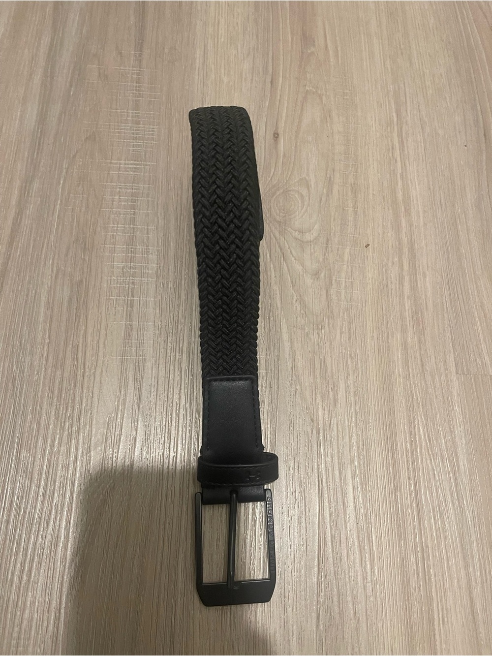 I under armour Men's Black Braided Belt - Classic Woven Style